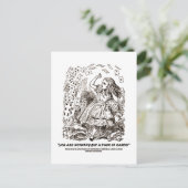 Sie sind nur ein Kartenpaket Postkarte (Stehend Vorderseite)