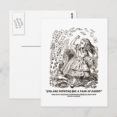 Sie sind nur ein Kartenpaket Postkarte (Vorne/Hinten)