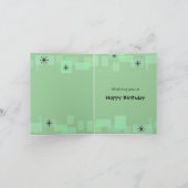 Sie sind nur so alt, wie Sie fungieren Karte (Innenseite)