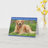 SIE SIND OFFIZIELL EIN ZEHNTAG **13. BIRTHTAG** KARTE (Gelbe Blume)