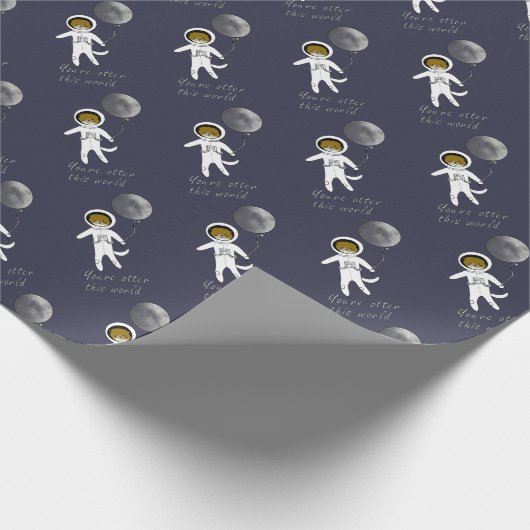 "Sie sind Otter diese Welt" Geschenkpapier (Ecke)