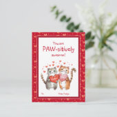 Sie sind pawsitiv Phantastische Klassenzimmer Vale Postkarte (Stehend Vorderseite)