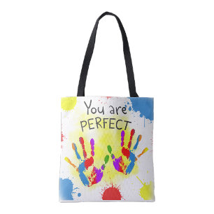Sie sind perfekt Autism Tote Bag Wiederverwendbare Tasche
