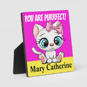 Sie sind perfekt Plaque Fotoplatte (Vorderseite)