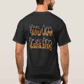 Sie sind Phantastisch Abstrakt T-Shirt (Rückseite)