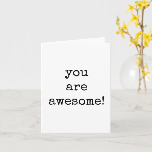 Sie sind Phantastisch, ermutigend, hochheben Karte (Gelbe Blume)