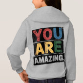 Sie sind Phantastisch" farbenfrohe Hoddle Girls De Hoodie (Rückseite)