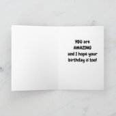 SIE SIND PHANTASTISCH **GRANDDAUGHTER** GEBURTSTAG KARTE (Innenseite)