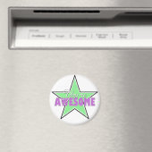 Sie sind PHANTASTISCH - Grüne und Lila Sternmagnet Magnet (In Situ (Geschirrspüler))