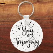 Sie sind phantastisch handschriftlich geistiger Ge Schlüsselanhänger (Vorderseite)