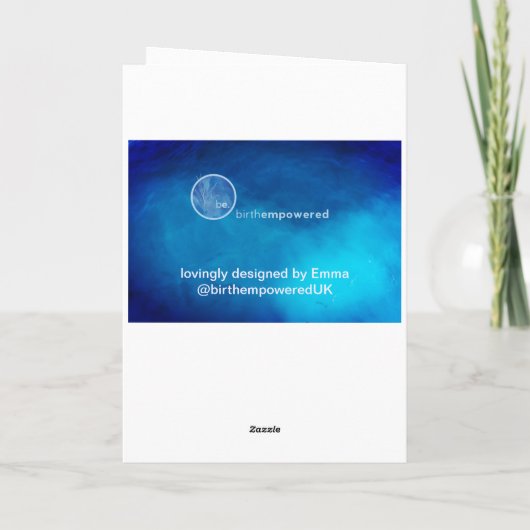 Sie sind phantastisch karte (Rückseite)