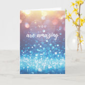 Sie sind phantastisch karte (Gelbe Blume)