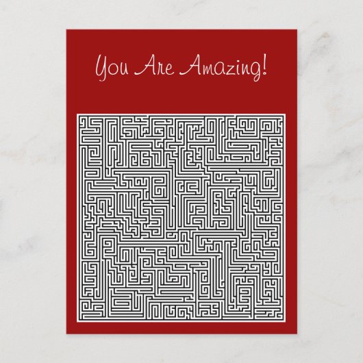 Sie sind Phantastisch Labyrinth Postkarte (Vorderseite)