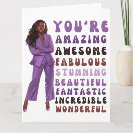 Sie sind phantastisch, phantastisch, fabelhaft, at karte