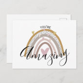 Sie sind phantastisch positiv postkarte (Vorne/Hinten)