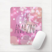 Sie sind Phantastisch - rosa Glitzer Inspiration Z Mousepad (Mit Mouse)
