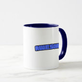 Sie sind Phantastische, digitale Typografie Tasse (VorderseiteRechts)