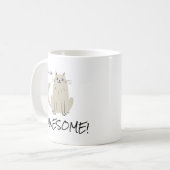 Sie sind Phantastische Katzenbewertung Kaffeetasse (Vorderseite Links)