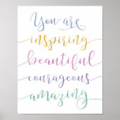 Sie sind Phantastische Kunstdrucke Poster (Vorne)