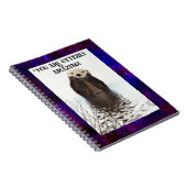 Sie sind Phantastische Niedliche Puppe mit süßem O Notizblock (Rechte Seite)