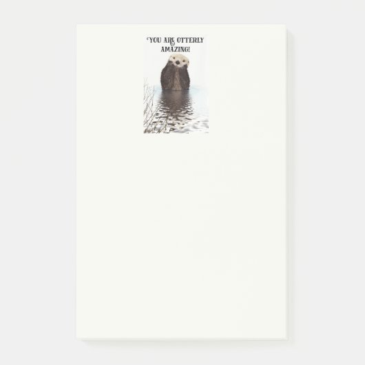 Sie sind Phantastische Niedliche Puppe mit süßem O Post-it Klebezettel (Vorderseite)