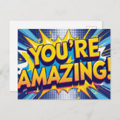 Sie sind Phantastische Postkarte (Vorne/Hinten)