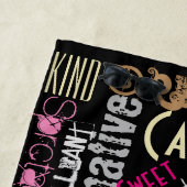 Sie sind Phantastischen Personalisierte Namen Wört Strandtuch (Beispiel)