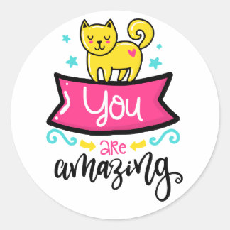 Sie sind Phantastisches Kitty Cat Sticker Set