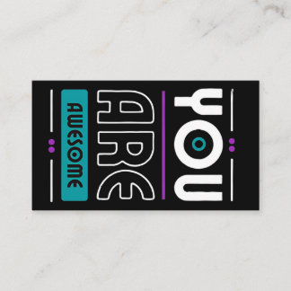 Sie sind phantastisches motivierend Sprichwort Visitenkarte