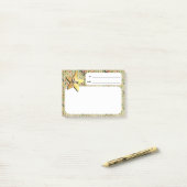 Sie sind Post-It einer Sternangestellt-Anerkennung Klebezettel (Auf Schreibtisch)