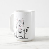 Sie sind purer Niedlicher Kitty Kaffeetasse (Vorderseite Links)