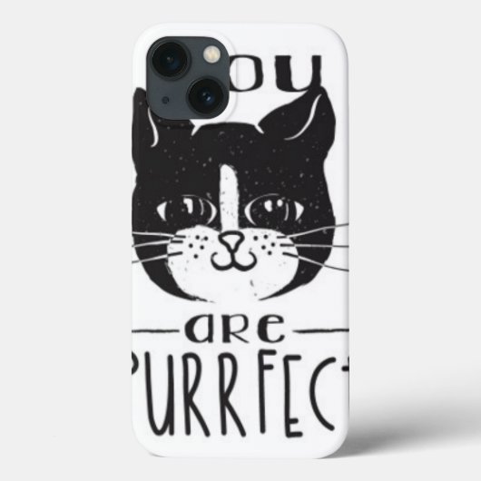 Sie sind Purrfect Case-Mate iPhone Hülle (Rückseite)