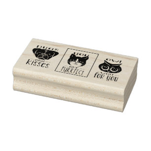 Sie sind Purrfect Gummistempel