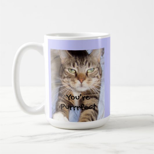 Sie sind Purrrfect Tasse (Links)