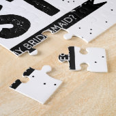 Sie sind Puzzle Piece - Funny Bridesmaid Vorschlag (Seite)
