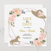 Sie sind Save the Date auf dem Altar-Derby-Thema Einladung (Vorne/Hinten)