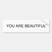 Sie sind schön autoaufkleber (Vorne)