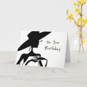 ****SIE SIND SCHÖN**** GEBURTSTAG WÜNSCHE KARTE (Gelbe Blume)