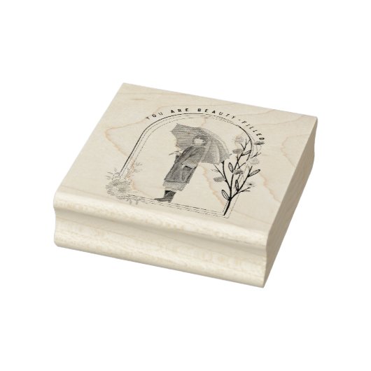 Sie sind schön gefüllt gummistempel (Stempel)