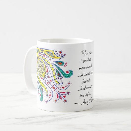 Sie sind schön kaffeetasse (Vorderseite Links)