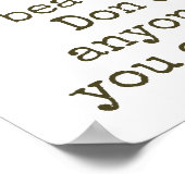 Sie sind schön - Schönheitsangebot Poster (Ecke)