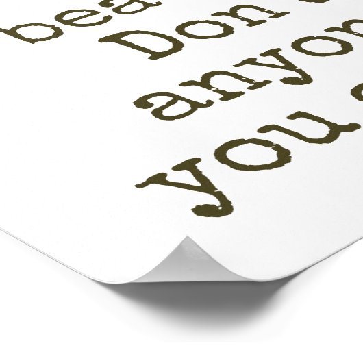 Sie sind schön - Schönheitsangebot Poster (Ecke)