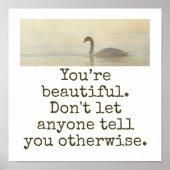 Sie sind schön - Schönheitsangebot Poster (Vorne)