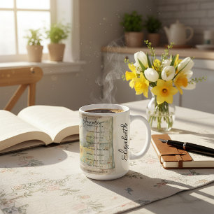 Sie sind: Schön, Schriften personalisiert Kaffeetasse