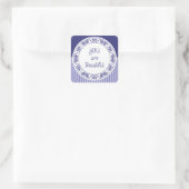 Sie sind schöne blaue Sticker (Tasche)