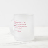 Sie sind schöne mattierte Tasse (Vorderseite Links)