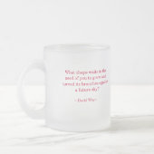 Sie sind schöne mattierte Tasse (Links)