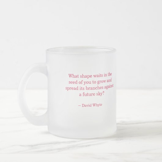 Sie sind schöne mattierte Tasse (Links)