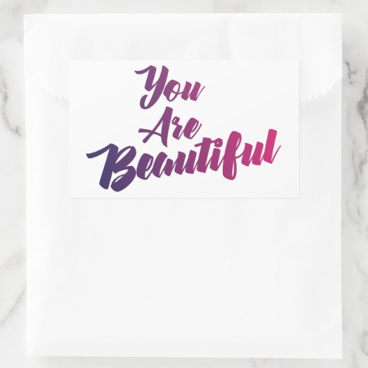 Sie sind schöne Sticker (Tasche)