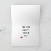 SIE SIND SCHÖNER ALS EINE LIEBE-KARTE DER ROSE KARTE (Innenseite)